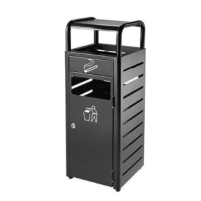 Corbeille de rue metal