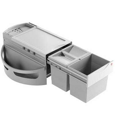 Poubelle pour meuble d'angle