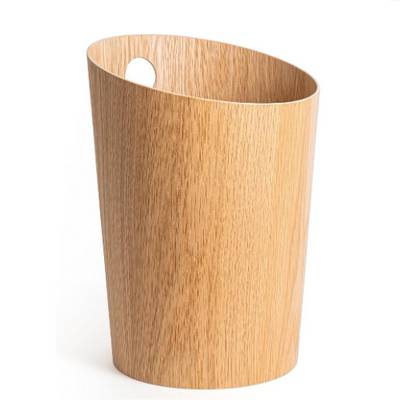 Poubelle bois design