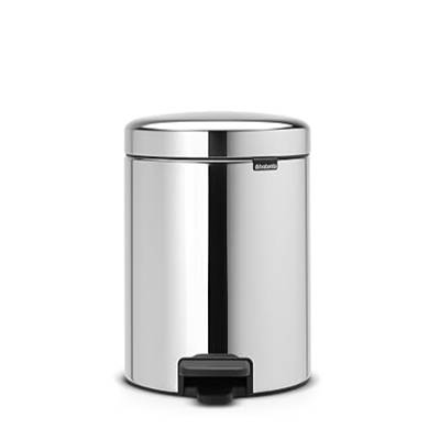 Poubelle inox salle de bain 5L Brabantia