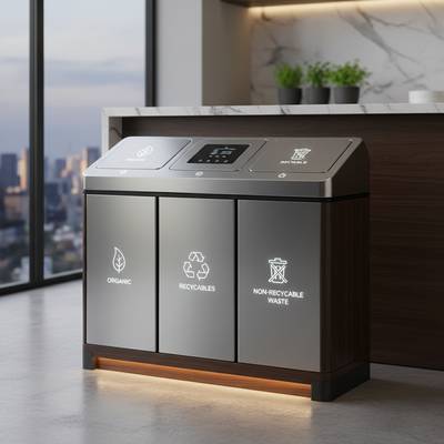 Poubelle tri haut de gamme