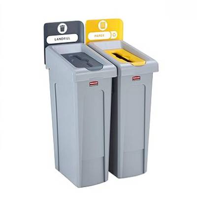 Station de tri Rubbermaid Ecole