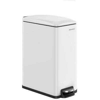 Poubelle fine blanche